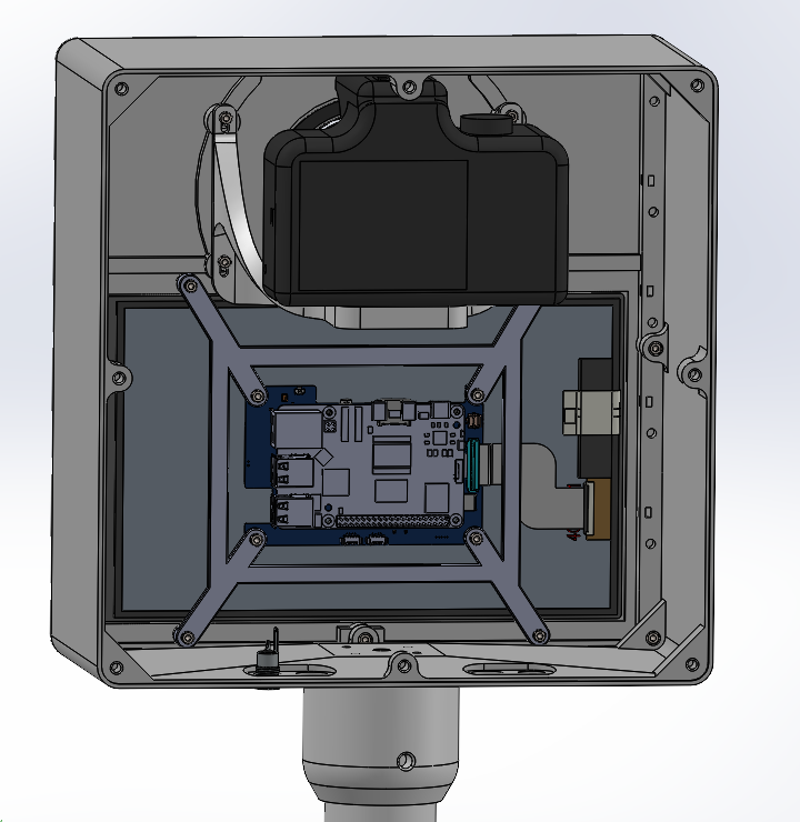 3d printed 10inch variant rear view