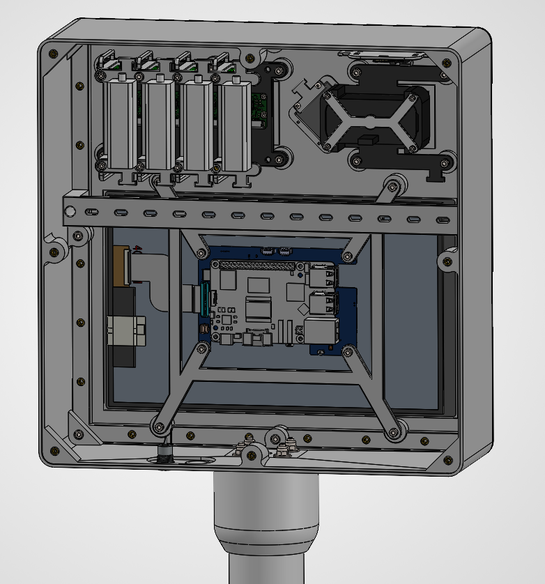 3d printed 10inch variant rear view