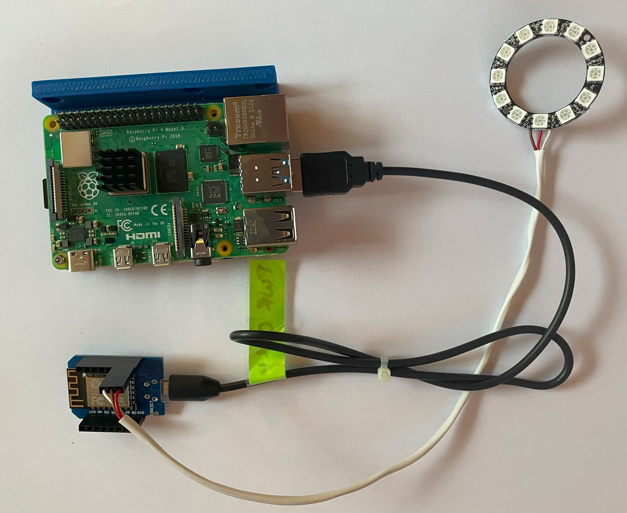 wiring photo for the ringlight